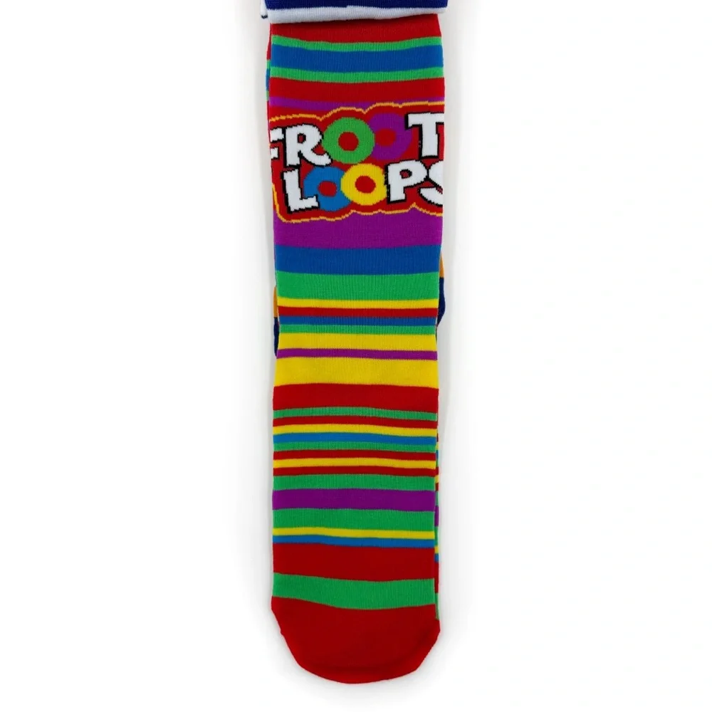 Kellogg’s Cereal Crew Socks Froot Loops Frosted Flakes Mens Womens Colorful Gift